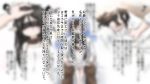  /\/\/\ 1boy 1girl afterimage bandaged_arm bandaged_leg bandages bangs bare_shoulders bed black_hair blindfold blush brown_collar brown_hair brown_pants closed_mouth collar dress ear_wiggle eyebrows_visible_through_hair hair_between_eyes hands_up highres long_hair lying neon-tetora on_bed on_side original pants petting pointy_ears shirt short_sleeves sitting sitting_on_bed sleeping sleeveless sleeveless_dress smile sweat translation_request under_covers very_long_hair white_dress white_shirt 
