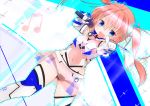  figureheads gurantsu highres music musical_note orange_hair ririka_(figureheads) speaker twintails 