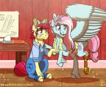  2020 clothing equid equine hasbro hi_res horse inuhoshi-to-darkpen kerfuffle_(mlp) mammal my_little_pony overalls pegasus pony prosthetic prosthetic_leg prosthetic_limb torque_wrench_(mlp) wings 