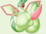  animal_genitalia animal_penis anus backsack balls big_penis blush butt dragon erection feral flygon genitals male misx nintendo nude penis pok&eacute;mon pok&eacute;mon_(species) presenting scalie shy simple_background solo tapering_penis video_games wings 