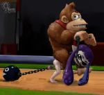  anthro ape bodily_fluids cephalopod chain_chomp cock_and_ball_torture derp_eyes donkey_kong_(character) donkey_kong_(series) duo gag gagged genital_torture gorilla haplorhine herm humanoid inkling intersex intersex/male labor male mammal marine mario_bros mario_kart mollusk nintendo primate reins salaciouscarnival saliva splatoon torture video_games 