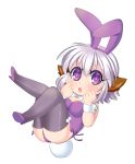  2020 alpha_channel animal_humanoid blush breasts bunny_costume bunny_must_die bunny_the_honeywhite chibi clothing costume cotton_tail fake_ears fake_rabbit_ears female footwear full-length_portrait hair hi_res high_heels humanoid lagomorph lagomorph_humanoid legwear leporid_humanoid looking_at_viewer mammal mammal_humanoid onirin open_mouth portrait purple_clothing purple_eyes rabbit_humanoid shirt_collar shoes simple_background solo stockings thigh_highs transparent_background white_hair wrist_cuff 