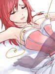  bdsm blush eyes_closed female girl kairi kingdom_hearts lowres maid nipple_clamps nipple_torture nipples red_hair this_is_not_a_tag_fags 