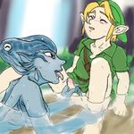  bottomless breasts censored cum cum_string duo erection fellatio female legend_of_zelda link male marine nintendo nude ocarina_of_time oral oral_sex penis penis_grab princess_ruto purple_eyes pussy sex straight the_legend_of_zelda unknown_artist video_games young_link zora 