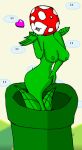  &lt;3 2009 breasts female flora_fauna humanoid mario_bros meanmotorscooter nintendo not_furry pipe piranha_plant plant solo video_games 