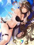  bikini fate/grand_order pointy_ears semiramis_(fate) swimsuits tagme 