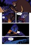  anthro ape clothed clothing comic detailed_background digital_media_(artwork) duo english_text haplorhine hi_res male mammal marsupial night outside phalangeriform primate salkitten sky star starry_sky text 