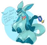  &lt;3 2020 anthro anthrofied areola bell bell_collar big_breasts blue_body blue_collar blue_fur blush breasts collar collar_only eeveelution english_text erect_nipples eyes_closed female fur genitals glaceon gloves_(marking) hi_res lime09 markings navel nintendo nipples nude open_mouth pink_collar pok&eacute;mon pok&eacute;mon_(species) pok&eacute;morph portrait pussy simple_background smile solo speech_bubble text three-quarter_portrait video_games wide_hips 