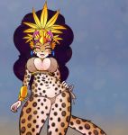  absurd_res anthro breasts carnival_(holiday) clothing felid female hi_res holidays leopard mammal pantherine scorpdk solo 