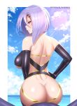  arachnid arachnid_taur arthropod arthropod_taur big_breasts big_butt blacksaikou breasts butt female hi_res looking_at_viewer looking_back monster_girl_(genre) monster_musume multi_eye rachnera_arachnera_(monster_musume) solo spider spider_taur taur 