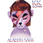  1:1 2020 aladdin_sane album album_cover animal_crossing anthro black_eyebrows brown_hair canid canine canis cover david_bowie david_bowie_(artist) domestic_dog english_text eyebrows eyelashes eyes_closed floppy_ears fur hair k.k._slider k.k._slider_album_redraw kakimari male mammal nintendo portrait short_hair simple_background solo teeth text thick_eyebrows video_games white_background white_body white_ears white_fur 