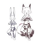  1:1 2020 anthro belt bottomwear canid canine clothed clothing dipstick_ears disney duo eyes_closed fox fully_clothed fur judy_hopps judyhopps44 lagomorph leporid mammal multicolored_ears nick_wilde pants rabbit red_fox signature simple_background white_background zootopia 