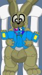  9:16 absurd_res animatronic anthro balls big_balls blue_body blue_skin bodily_fluids button_eyes canon_x_oc chair duo fan_character five_nights_at_freddy&#039;s five_nights_at_freddy&#039;s_4 fur furniture genitals green_body green_fur hi_res lagomorph leg_grab leporid looking_pleasured machine male male/male male_penetrated male_penetrating male_penetrating_male mammal penetration plushtrap_(fnaf) plushtrapboyuwu rabbit raised_leg robot saliva saliva_on_face sex sharp_teeth simple_background sitting size_difference sweat sweaty_balls sweaty_feet teeth video_games 