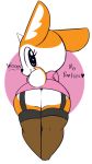  &lt;3 2020 aggressive_retsuko antelope anthro bovid butt clothed clothing english_text female garter_straps gazelle hi_res leaning leaning_forward legwear looking_at_viewer looking_back looking_back_at_viewer mammal no_underwear portrait rear_view sanrio simple_background smile solo stockings text thigh_highs three-quarter_portrait tsunoda upskirt vono 