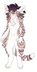  alpha_channel anthro domestic_cat fan_character felid feline felis hi_res male mammal miidew natural natural_fur solo 