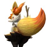 1:1 2019 3d_(artwork) alpha_channel anthro big_breasts big_butt black_body black_fur blush braixen breasts butt digital_media_(artwork) digitigrade dipstick_tail featureless_breasts female fur hi_res kristall_krit looking_at_viewer looking_back multicolored_body multicolored_fur multicolored_tail nintendo pok&eacute;mon pok&eacute;mon_(species) raised_tail red_eyes simple_background smile solo source_filmmaker stick thick_thighs transparent_background video_games white_body white_fur yellow_body yellow_fur 