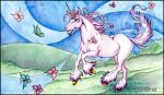  arthropod butterfly countryside cybercat equid equine female horn insect lepidopteran magic mammal mythology simple_background solo unicorn 