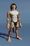  2:3 3d_(artwork) animated anthro breathing clothing digital_media_(artwork) euphrates f-euphrates fur idle loop male mane multicolored_body multicolored_fur muscular muscular_anthro muscular_male short_playtime solo spots two_tone_body two_tone_fur underwear 