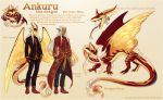  absurd_res anthro clothed clothing digital_media_(artwork) dragon elf feral fur furred_dragon hair hi_res horn humanoid membrane_(anatomy) membranous_wings model_sheet necroizu simple_background standing wings 