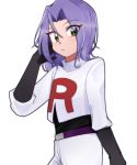  1boy blackchu_00 green_eyes highres kojirou_(pokemon) pokemon pokemon_(anime) purple_hair team_rocket 