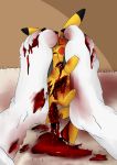  absurd_res blood blood_from_anus blood_on_foot bodily_fluids canid canine canis carpet connorduh crush death duo female foot_fetish gore grotesque_death guts hi_res intestines kage killing mammal nintendo paws pikachu pok&eacute;mon pok&eacute;mon_(species) snuff vaginal_blood video_games wolf wounded 