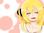  blonde_hair blush gen_2_pokemon happy kaprice long_hair mareep personification pokemon solo 