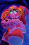  baby_(fnafsl) big_breasts breasts bugafterdark choker clothed clothing female five_nights_at_freddy&#039;s freddy_fazbear&#039;s_pizzeria_simulator hi_res humanoid jewelry legwear machine necklace robot robot_humanoid scrap_baby_(fnaf) sister_location solo stockings thick_thighs video_games 