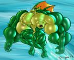 absurd_res big_muscles bulge dragmon hi_res huge_muscles hyper hyper_muscles male monster muscular nipples pecs rikuo 