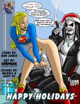  comic dc happy_holidays karmagik lobo supergirl 