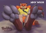  anthro beans canid canine disney foot_focus fox male mammal nick_wilde paws redbay_borkshop solo zootopia 