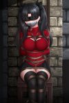  absurdres bdsm blindfold bondage bound fate/stay_night fate_(series) gag highres plusout tied_up tohsaka_rin 