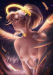  axsens breasts mercy_(overwatch) nipples overwatch wings 
