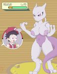  3_fingers absurd_res anthro big_breasts breasts female fingers gameplay_mechanics genitals health_bar hi_res legendary_pok&eacute;mon lost_lynx male mewtwo nintendo pok&eacute;mon pok&eacute;mon_(species) pussy red_(pok&eacute;mon) thick_thighs video_games 