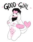  &lt;3 alpha_channel anthro ball_gag canid canine canis domestic_dog female gag mammal moonmochi nipple_fetish nipple_pinch nipple_play pinch poodle shaved_pussy solo squeezing 