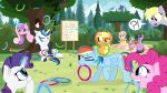  16:9 ?! absurd_res apple_bloom_(mlp) applejack_(mlp) basket binoculars blush cutie_mark derpy_hooves_(mlp) eating english_text equid equine erection eyelashes feathers female feral fluttershy_(mlp) food friendship_is_magic fur genitals group hair hasbro hi_res horn horse looking_at_another male mammal multicolored_hair my_little_pony nude open_mouth outside peeping pegasus penis picnic picnic_basket picnic_blanket pinkie_pie_(mlp) pony popcorn princess_cadance_(mlp) princess_celestia_(mlp) princess_luna_(mlp) rainbow_dash_(mlp) rarity_(mlp) ring_toss scootaloo_(mlp) scoreboard shining_armor_(mlp) sleeping smile sound_effects spike_(mlp) sweetie_belle_(mlp) tally_marks text twilight_sparkle_(mlp) unicorn widescreen winged_unicorn wings zutheskunk zzz 