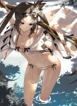  bikini consort_yu_(fate/grand_order) fate/grand_order megane sukocchi swimsuits weapon wet 