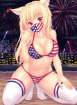  animal_ears bikini cameltoe cleavage fast-runner-2024 swimsuits thighhighs tiffy 