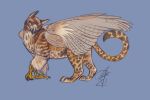  accipitrid accipitriform aerosaur83 ambiguous_gender avian bird felid feral gryphon leopard mammal mythological_avian mythology pantherine 