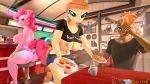  16:9 3d_(artwork) 4k absurd_res anthro areola areola_slip bacon bedroom_eyes beverage big_breasts big_butt booth bottomwear bread breasts butt butt_floss button_mash_(mlp) cake casual_nudity cleavage clothed clothing clothing_lift coffee cream_heart_(mlp) cutoffs denim denim_clothing denny&#039;s digital_media_(artwork) diner egg english_text equid equine facepalm fan_character female food footwear friendship_is_magic group hasbro headphones heart_cutout hi_res huge_breasts huge_butt jukebox lipstick looking_at_viewer makeup male mammal mature_female meat milf_dennys my_little_pony narrowed_eyes neon_lights nipple_slip nipples phone pinkie_pie_(mlp) plate seductive shirt shirt_lift shoes shorts smile socks source_filmmaker text thick_thighs toast topless topwear trailssfm widescreen 