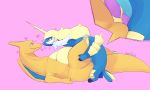  5:3 anal anal_penetration charizard derfisch duo feral feral_on_feral lying male male/male male_penetrated male_penetrating male_penetrating_male missionary_position nintendo on_back penetration pok&eacute;mon pok&eacute;mon_(species) samurott sex slightly_chubby video_games 