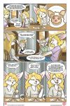  2:3 anthro blonde_hair breakfast brother brother_and_sister canid canine chuck_fenmore comic daughter dialogue english_text family father female fennec food fox group hair hi_res jenny_fenmore jonas lenny_fenmore long_ears long_hair male mammal morning mother pancake parent penny_fenmore sibling sister son text wavy_hair 