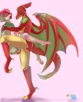  absurd_res angel_patoo anthro breasts dragon duo female female_penetrated genitals hi_res hyaenid male male/female male_penetrating male_penetrating_female mammal penetration penis pornography sex 