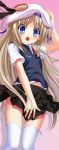  kud_wafter little_busters! na-ga noumi_kudryavka skirt_lift thighhighs 