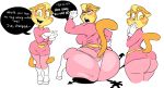  absurd_res anthro big_butt boots butt clothing curvy_figure dialogue domestic_cat dress english_text felid feline felis female footwear hi_res hourglass_figure leggings legwear lilly_(vimhomeless) looking_at_viewer looking_back looking_pleasured mammal panties pink_clothing pink_dress simple_background solo speech_bubble text tongue tongue_out underwear vimhomeless white_background wide_eyed wide_hips 