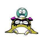  alternate_color bird closed_eyes closed_mouth commentary_request facing_viewer hoothoot lowres no_humans owl pokemon pokemon_(creature) rowlet shiny_pokemon simple_background talons tyako_089 white_background 
