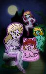 anthro big_breasts blonde_hair breasts cemetery clothing curled_hair domestic_pig female ghost ghost_tail glowing green_body green_eyes group hair haunted_house headgear headwear hi_res humanoid luigi&#039;s_mansion lydia_(luigi&#039;s_mansion) mammal mario_bros melody_pianissima miss_petunia naked_dan night nintendo nude_female pink_body purple_body small_breasts spirit suid suina sus_(pig) the_floating_whirlindas through_floor translucent translucent_body yellow_eyes