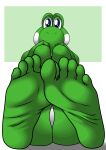 5_toes animated anthro changing_color cyborg-steve feet foot_focus hi_res humanoid humanoid_feet male mario_bros nintendo plantigrade rainbow shy soles solo toes yoshi yoshi_(character)