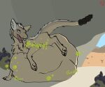 absurd_res aster_(zehfox) belly bethesda_softworks big_belly burping cave egg fallout female feral fire_gecko_(fallout) forked_tongue full_stomach gurgle_(sound_effect) hi_res huge_belly nest night_stalker_(fallout) paws rattle_(anatomy) soft_vore solo tongue vore zehfox