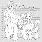 1:1 2024 5_fingers absurd_res accessory animal_genitalia balls bangs big_breasts black_text blush blush_lines bow_ribbon breast_size_difference breasts bulge centaur chart choker clothed clothed_female clothed_gynomorph clothed_taur clothing daughter_(lore) dress duo english_text equid equid_taur eyebrow_through_hair eyebrows eyelashes female female_symbol female_taur fingers flower flower_in_hair furgonomics gender_symbol genitals greyscale gynomorph gynomorph_taur hair hair_accessory half-closed_eyes height_chart hi_res humanoid_taur intersex intersex_symbol intersex_taur jewelry larger_gynomorph larger_intersex long_sleeves mammal mammal_taur medium_breasts monochrome mother_(lore) mother_and_child_(lore) mother_and_daughter_(lore) mouth_closed mule_taur narrowed_eyes necklace norza oversized_sleeves parent_(lore) parent_and_child_(lore) parent_and_daughter_(lore) plant princess_honeydew queen_springdance ribbons sheath size_difference smaller_female smile symbol tail tail_accessory tail_bow tail_ribbon tail_wraps taur text translucent translucent_hair wraps