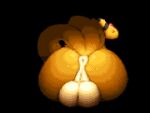 ampharos amphlow anus backsack balls big_balls big_butt butt digital_media_(artwork) dithering feral flygon_(artist) generation_2_pokemon genitals looking_back male nintendo pixel_(artwork) pokemon pokemon_(species) presenting presenting_hindquarters solo tail tail_orb